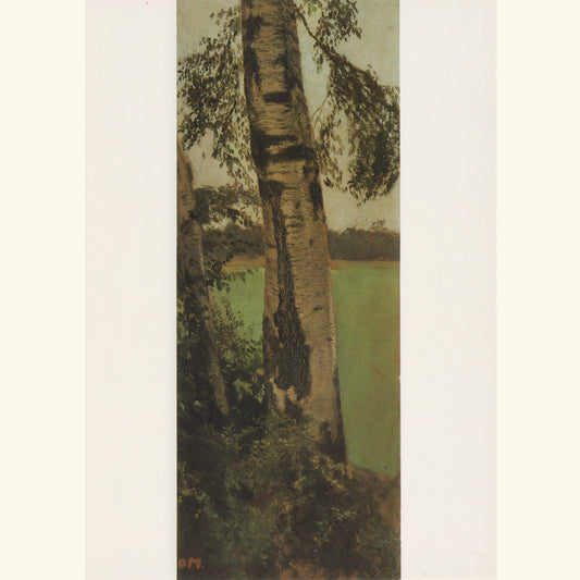 Otto Modersohn - Birkenstamm, 1894 - Postkarte 609