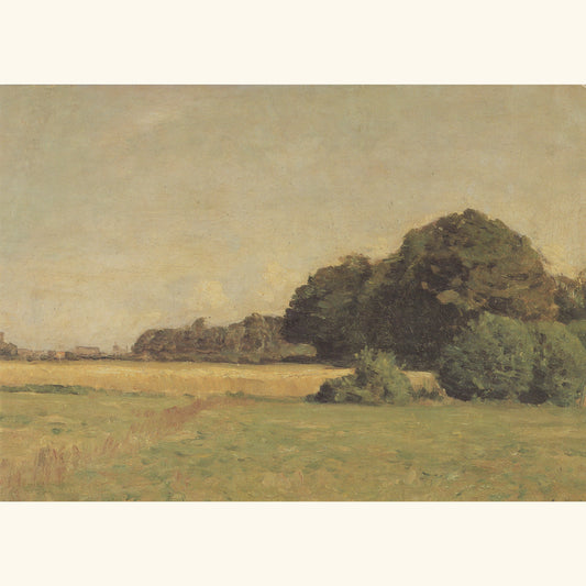 Otto Modersohn - Kornfeld bei Münster, 1889 - Postkarte 610b
