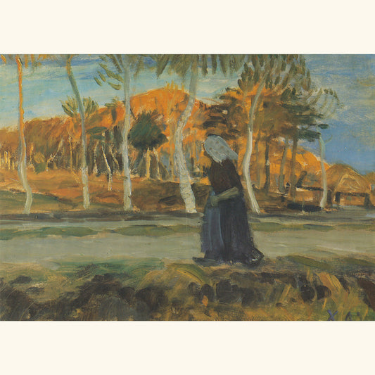 Otto Modersohn - Herbstsonne - Postkarte 618