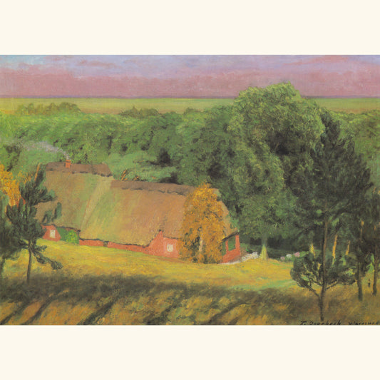 Fritz Overbeck - Die alte Schmiede - Postkarte 632