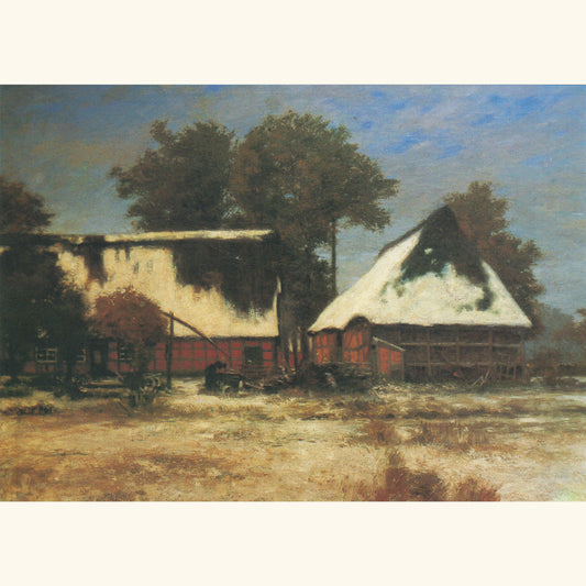 Hans am Ende - Erster Schnee - Postkarte 642