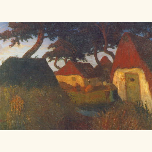Otto Modersohn - Armenhaus in Zeven - Postkarte 646