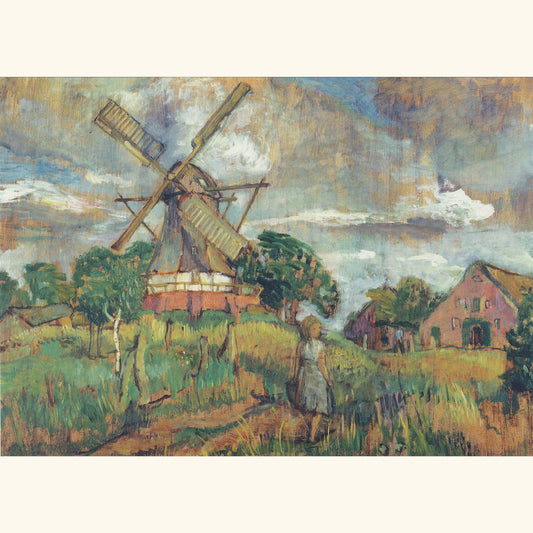 Lisel Oppel - Worpsweder Mühle - Postkarte 65