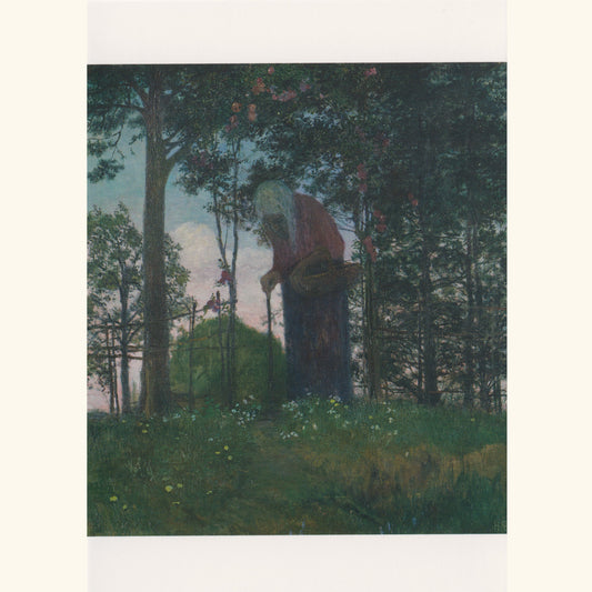 Heinrich Vogeler - Kräuterhexe - Postkarte 666