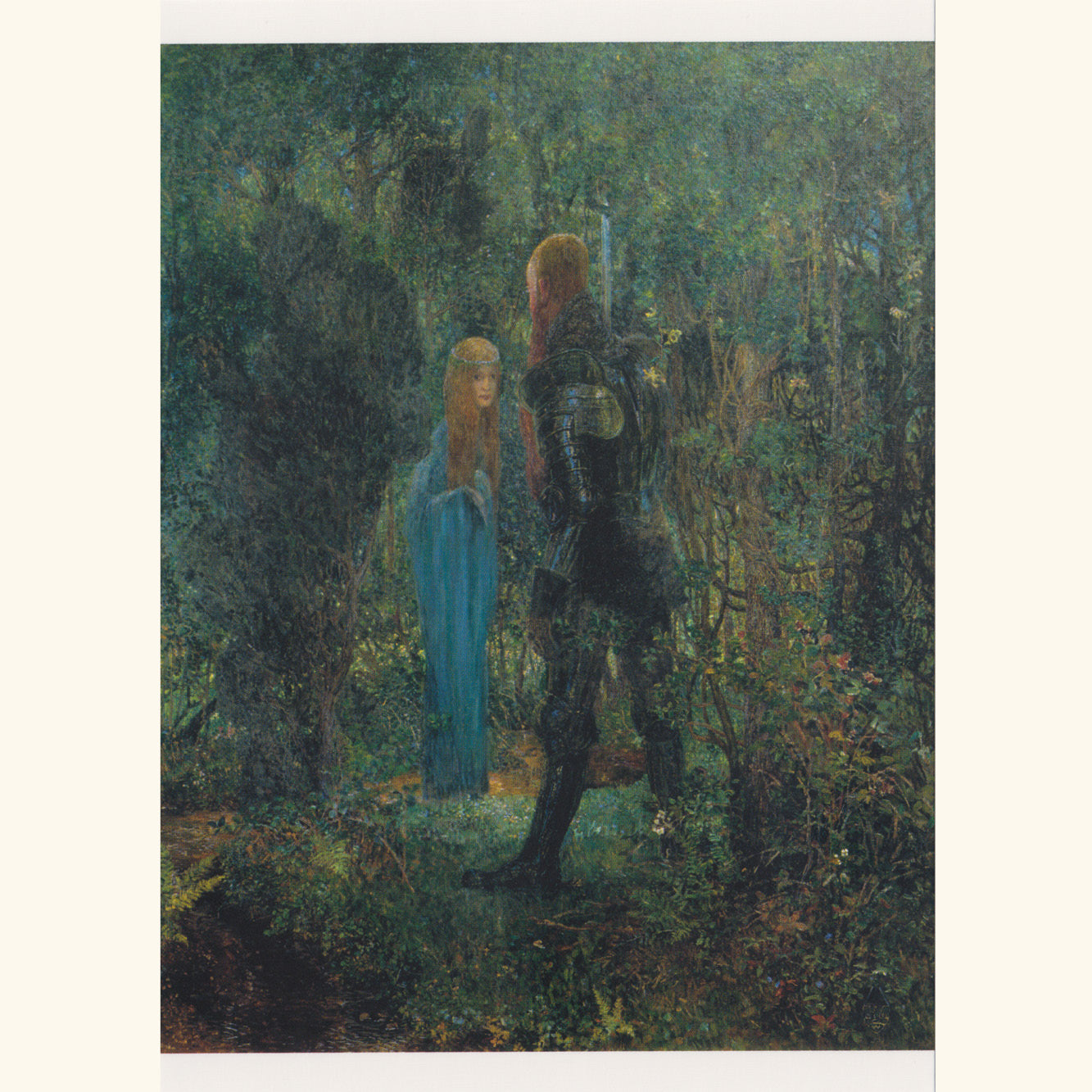 Heinrich Vogeler - Melusinen-Märchen - Postkarte 669