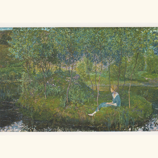 Heinrich Vogeler - Frühling im Garten des Barkenhoffs - Postkarte 675