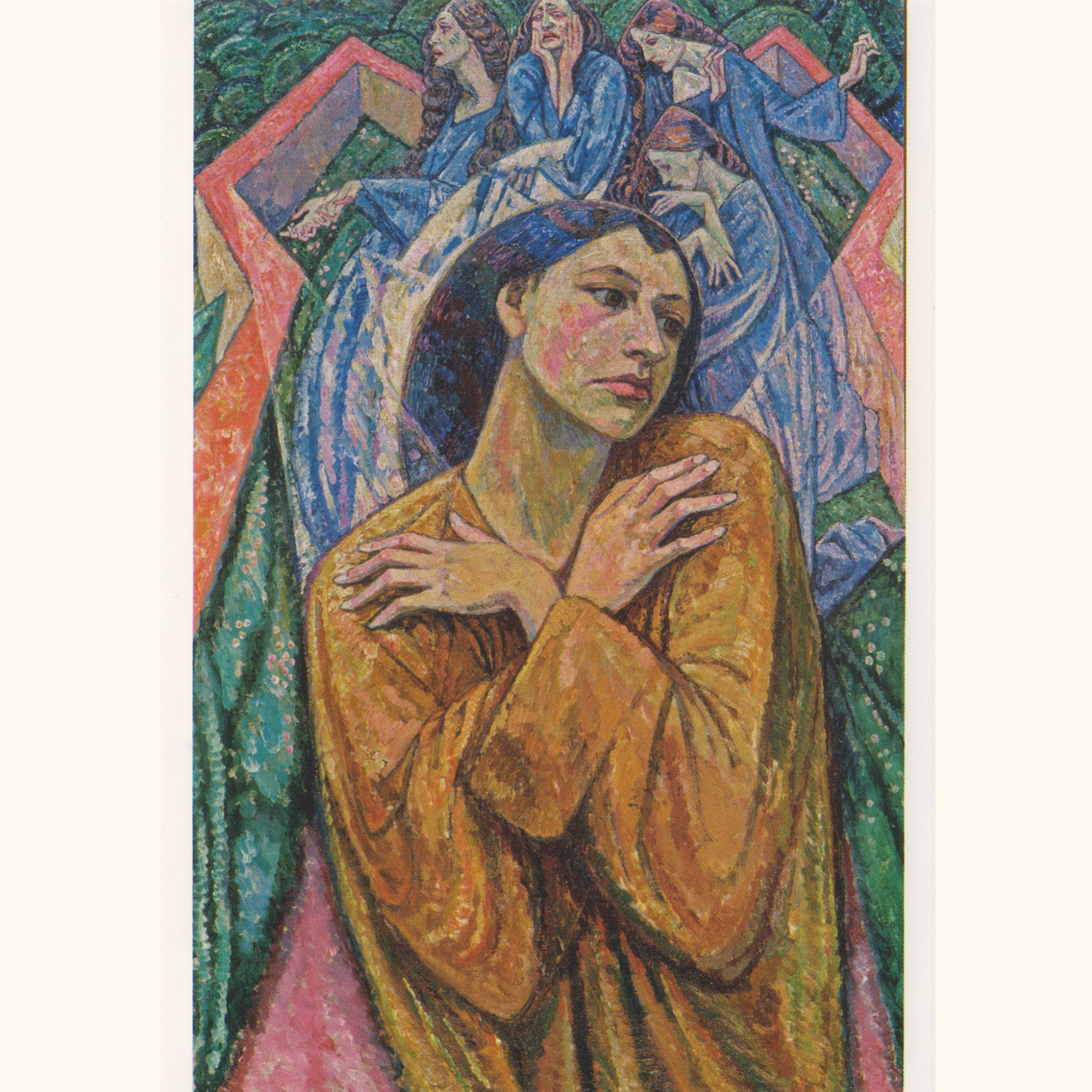 Heinrich Vogeler - Das Leiden der Frau im Kriege - Postkarte 679