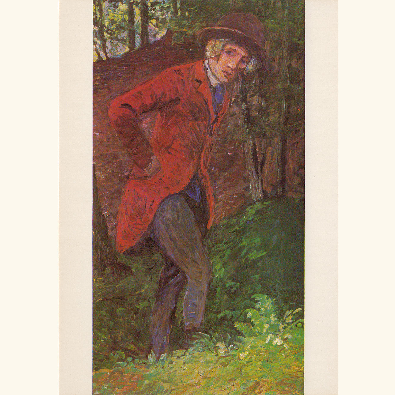 Heinrich Vogeler - Im roten Rock - Postkarte 69