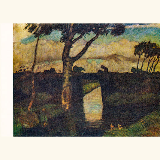 Otto Modersohn - Sturm im Teufelsmoor - Postkarte 7