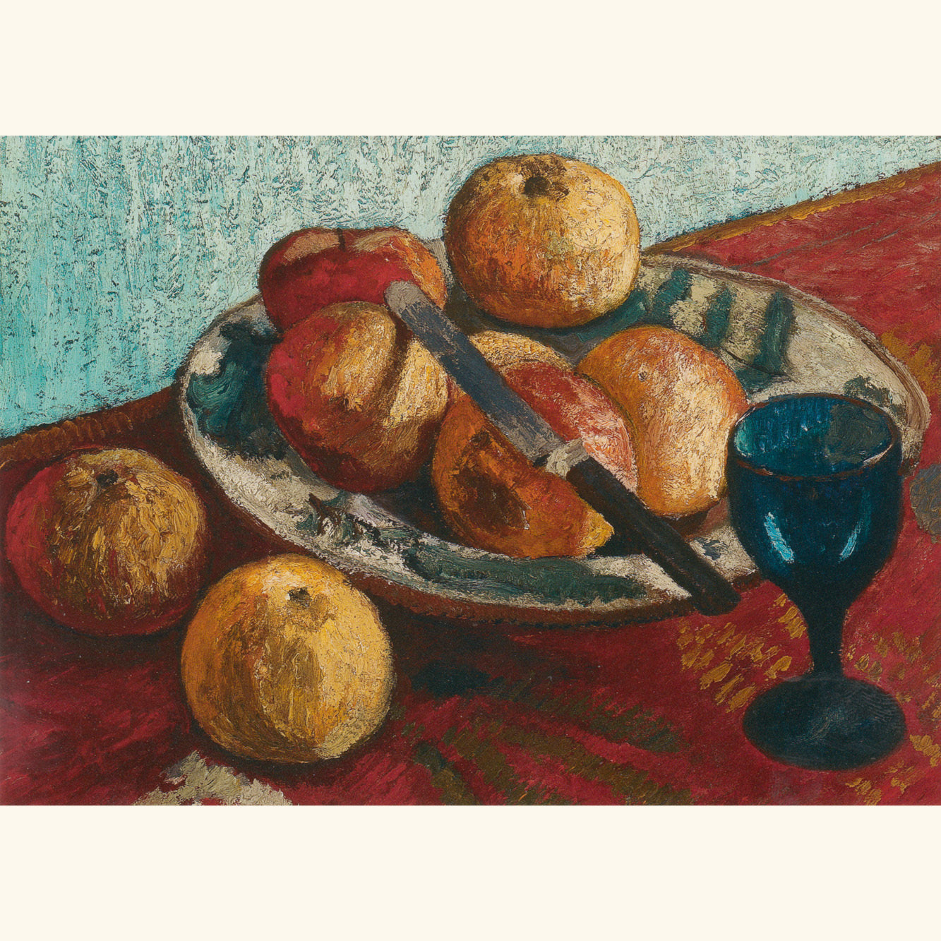 Paula Modersohn-Becker - Stillleben mit Äpfeln und Glas - Postkarte 75
