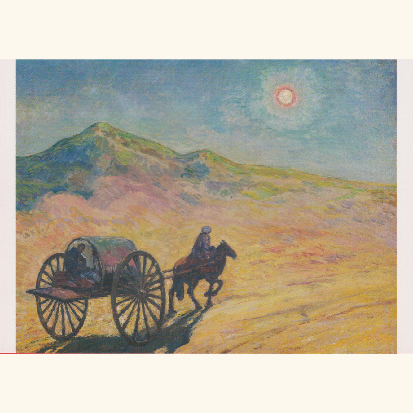 Heinrich Vogeler - Mondnacht in der Usbekischen Wüste - Postkarte 757