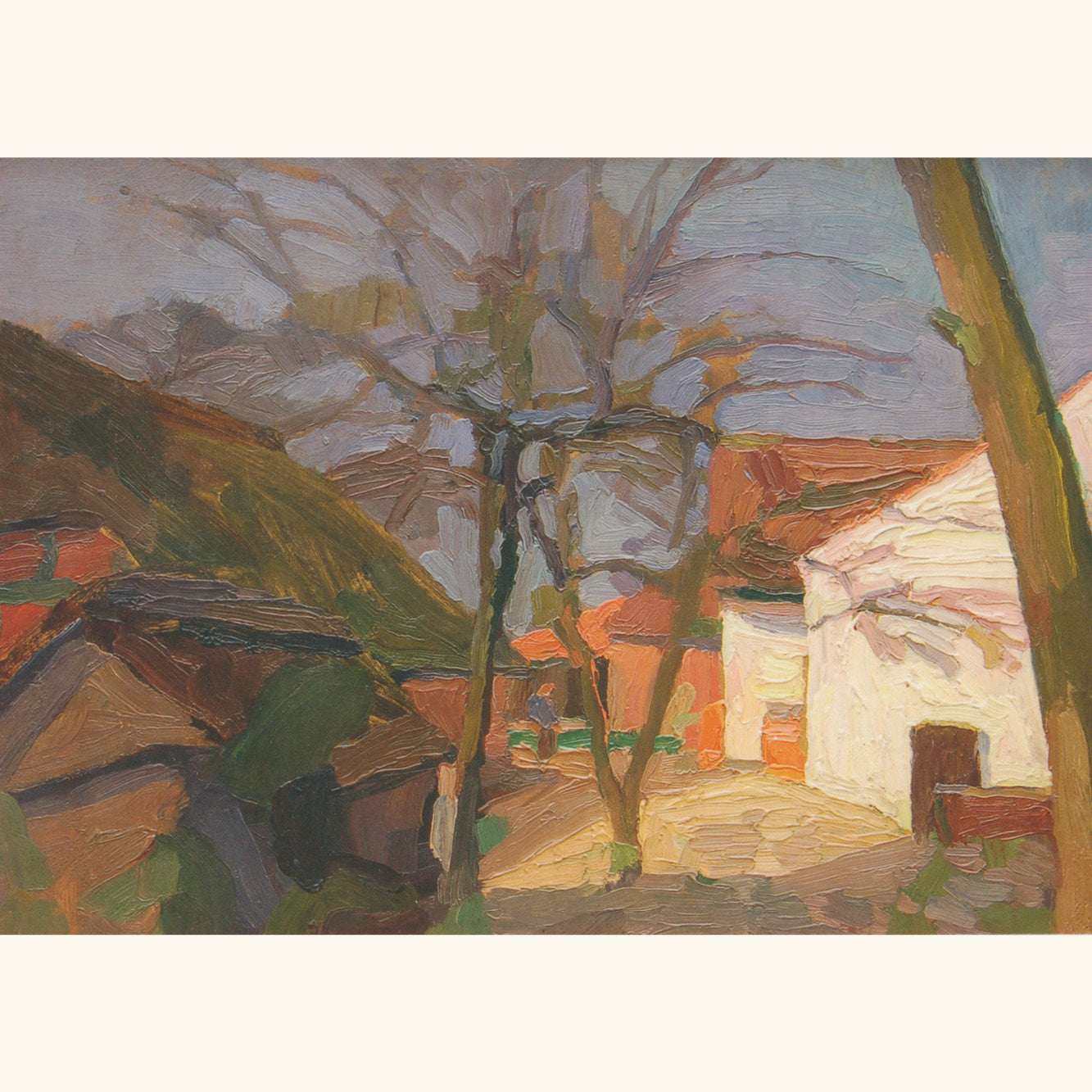 Udo Peters - Hofstelle in Worpswede - Postkarte 763