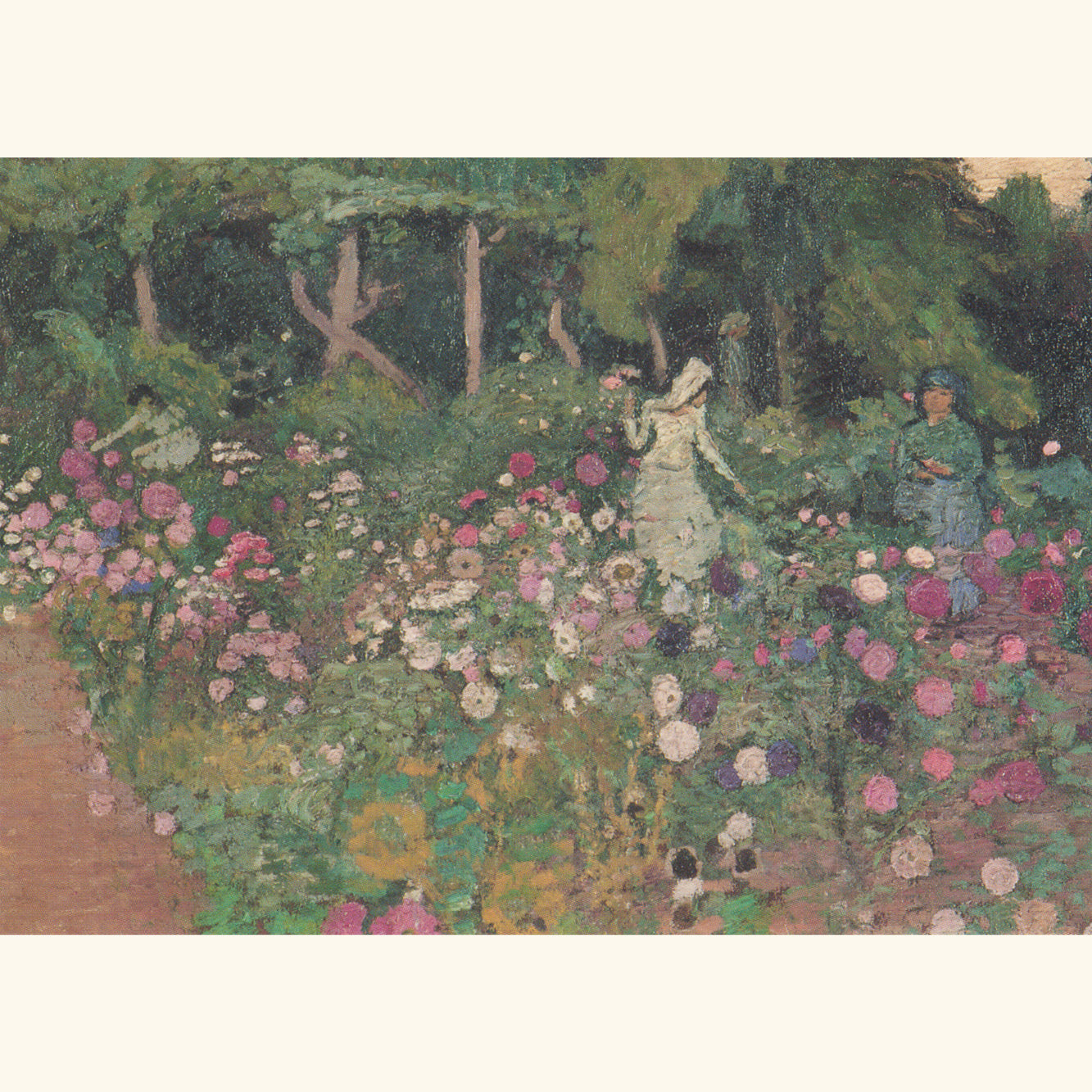Ottilie Reylaender - Blühender Garten - Postkarte 90