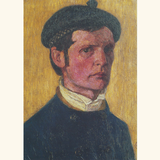 Heinrich Vogeler - Selbstbildnis mit Schottenkappe - Postkarte 96